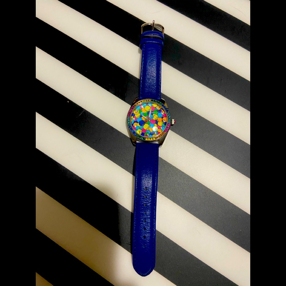 Betsey Johnson Bubbles & Gems Watch